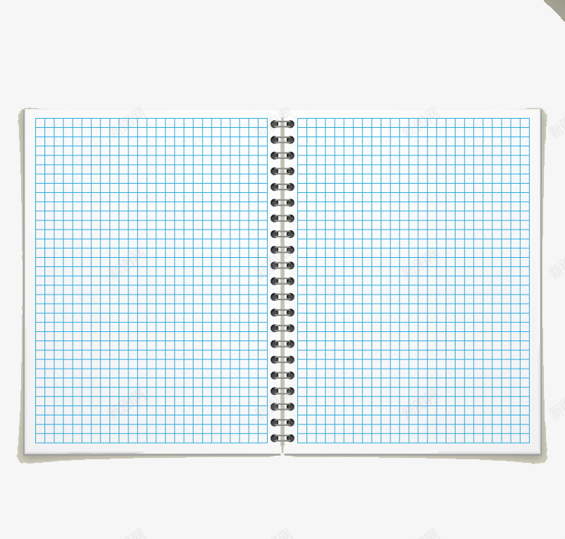 对开的蓝色格子记事本矢量图ai免抠素材_新图网 https://ixintu.com 对开 简洁 蓝色 蓝色格子 记事本 矢量图