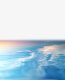 水纹PNG图蓝天白云与水纹倒影摄影图高清图片