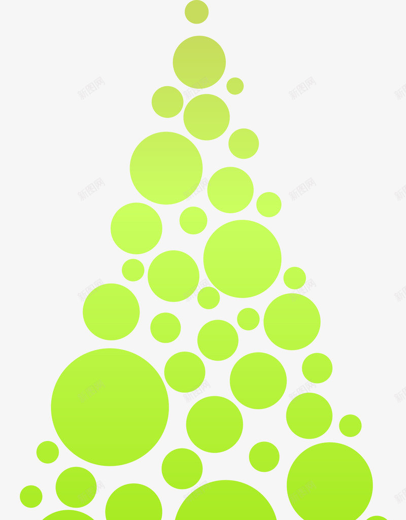 卡通树png免抠素材_新图网 https://ixintu.com 卡通树 圆点树 圣诞树 绿树