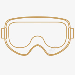 眼镜保护镜潜水护目镜插画高清图片
