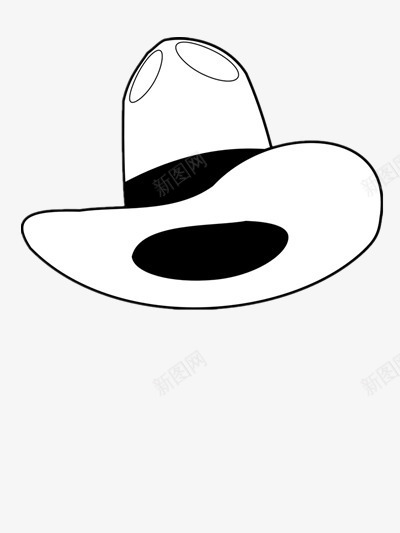 卡通白色简洁帽子png免抠素材_新图网 https://ixintu.com 卡通 帽子 简洁