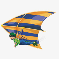自由飞行自由飞行滑翔伞高清图片