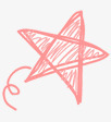 星星涂鸦图标png_新图网 https://ixintu.com 简洁 粉红 绘画