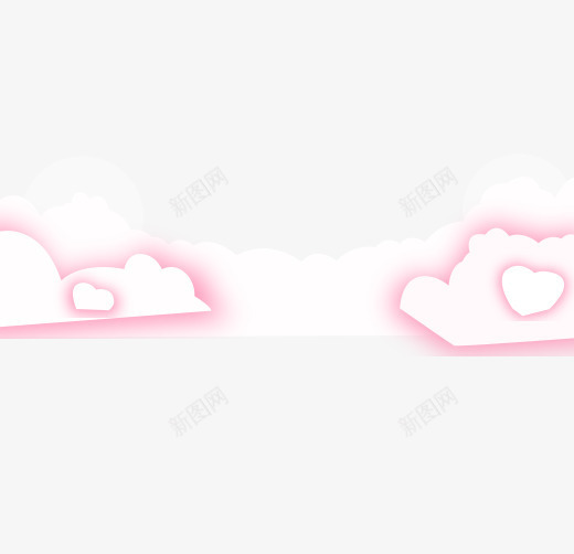 漂亮的云朵png免抠素材_新图网 https://ixintu.com 云朵 可爱 棉花糖 粉嫩 粉红色