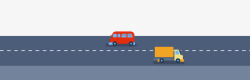 简洁公路卡通简洁扁平化公路高清图片