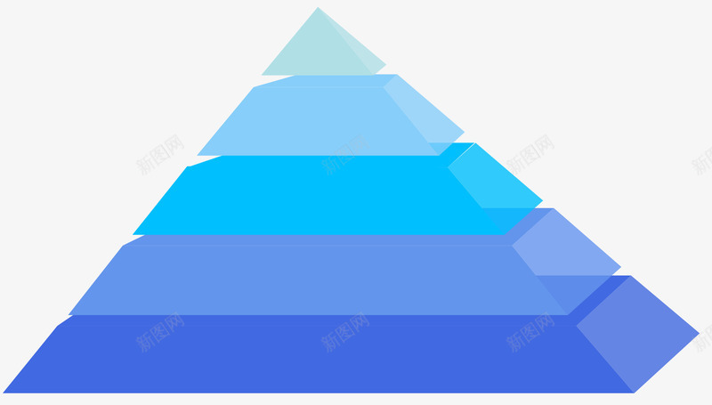 渐变色三角形png免抠素材_新图网 https://ixintu.com 三角形 渐变色 装饰