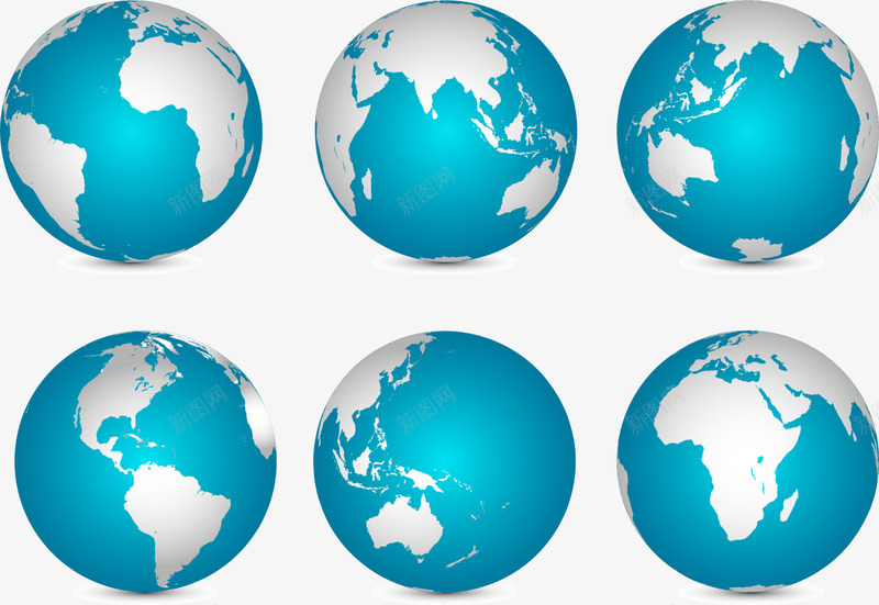 世界地球矢量图eps免抠素材_新图网 https://ixintu.com 世界板块 地壳 地球 地球板块 大陆板块 板块 运动 矢量图