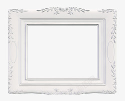 白色窗框边框素雅白色相框高清图片