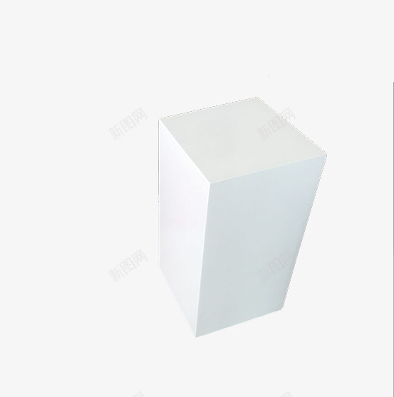 白色简洁竖形展台png免抠素材_新图网 https://ixintu.com 创意 展台 展览 材质 白色 白色展台 竖形 简洁 设计