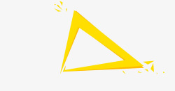 三角形卡通三角形立体三角形素材