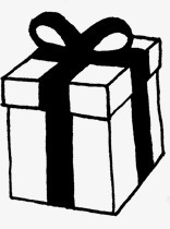 线条礼物盒黑白色神秘简洁png免抠素材_新图网 https://ixintu.com 白色 礼物 神秘 简洁 线条