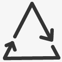 周期再保险三角形webdesigncreative图标图标