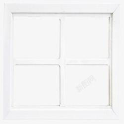 四格窗户四格白色窗户高清图片