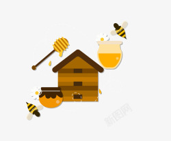 简洁蜂蜜蜂蜜高清图片