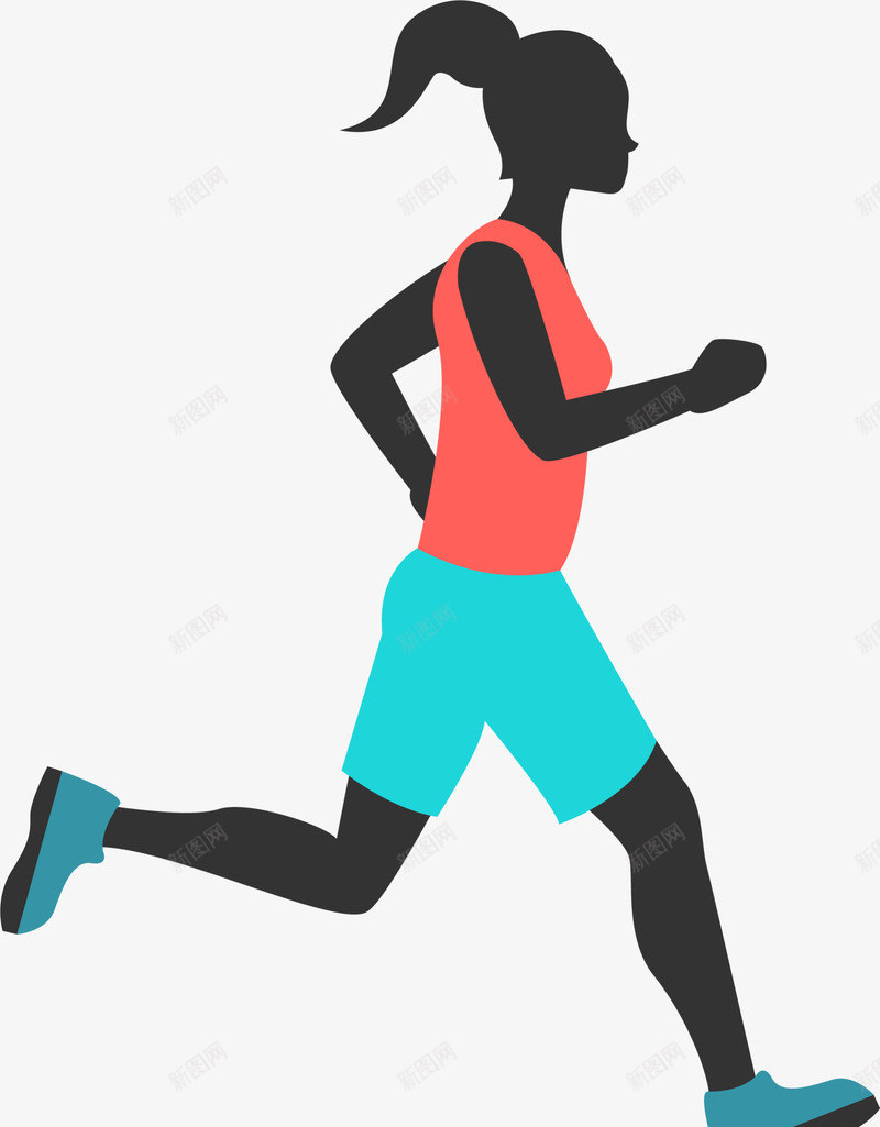 马拉松跑步的女人剪影png免抠素材_新图网 https://ixintu.com 奔跑 女人剪影 跑步影子 跑步的女人 运动 马拉松 黑色剪影