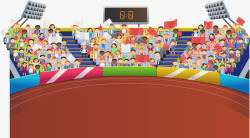 体育运动会运动会看台体育矢量图高清图片