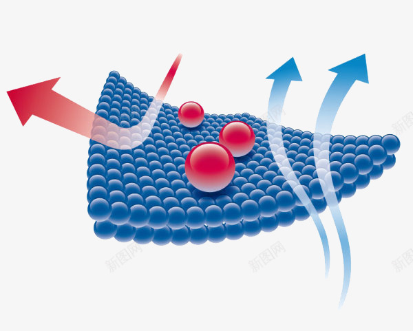 透气示意图png免抠素材_新图网 https://ixintu.com 球 示意图 蓝色 运动鞋 透气