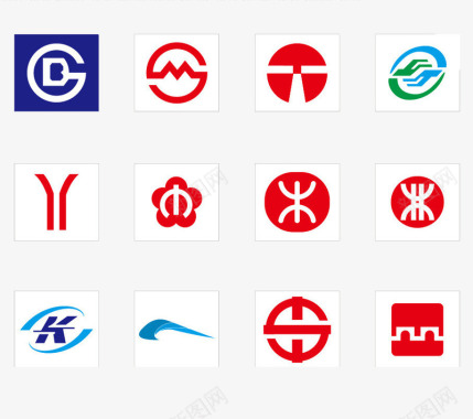 全国地铁logo图图标图标