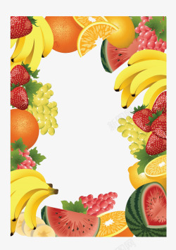 食物花纹水果杂烩高清图片
