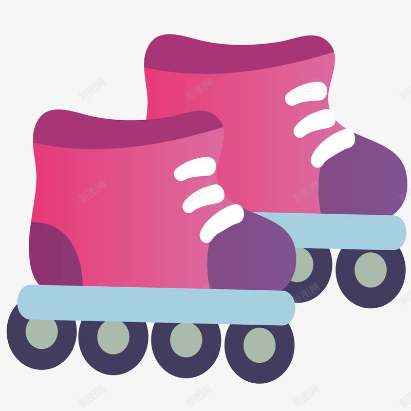 卡通轮滑鞋png免抠素材_新图网 https://ixintu.com 卡通 卡通轮滑鞋 滑冰鞋 轮滑鞋 运动 鞋子