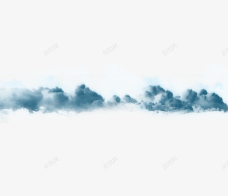 天空中的云朵png免抠素材_新图网 https://ixintu.com 云彩 天空云朵 深蓝色 蓝色