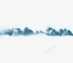深蓝色的云彩天空中的云朵高清图片