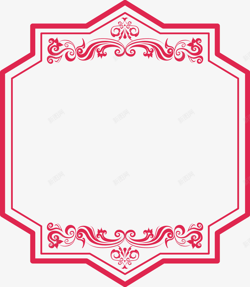 花纹底纹边框png免抠素材_新图网 https://ixintu.com 底纹边框 欧美花纹 花卉 花纹底纹 花边 边框