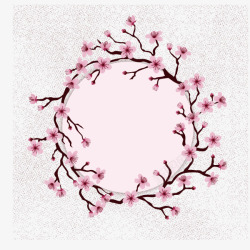 樱花花纹素材