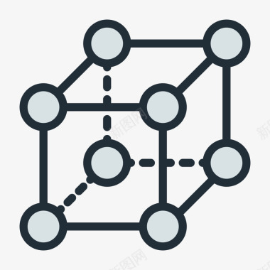 灰色手绘线稿网络科技元素矢量图图标图标