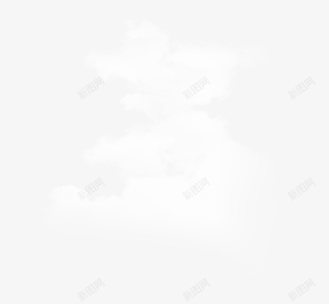 白云png免抠素材_新图网 https://ixintu.com 化妆美容 海报设计 淘宝素材 烟 白云 美容 装饰 边框 雾