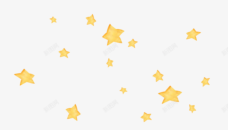星星png免抠素材_新图网 https://ixintu.com 卡通 夜空 星光 星星