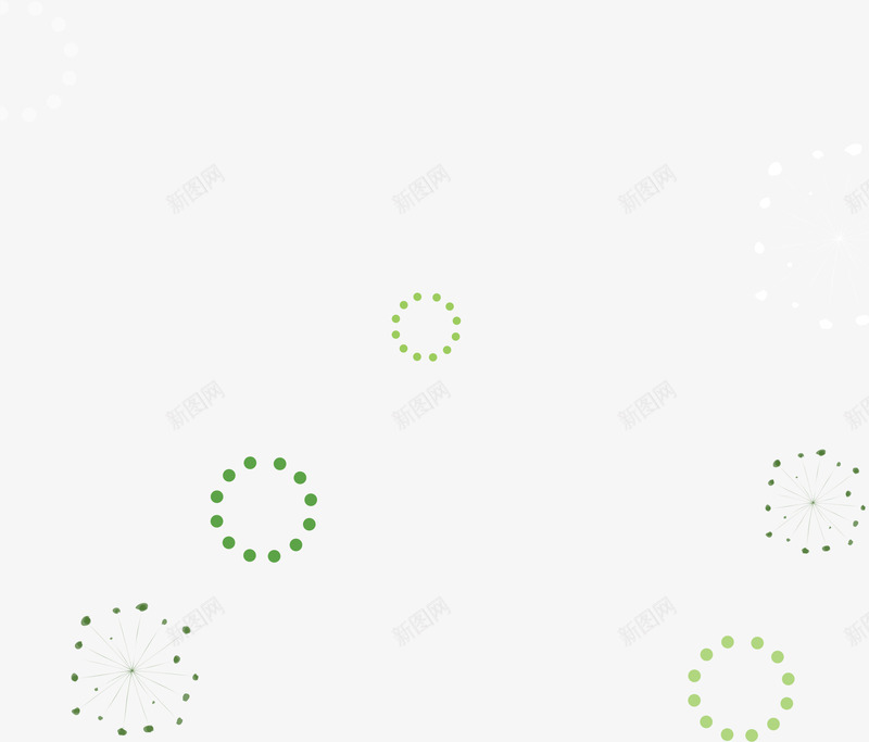 绿色圆点漂浮png免抠素材_新图网 https://ixintu.com AI 圆点 底纹 手绘 漂浮 绿色 背景