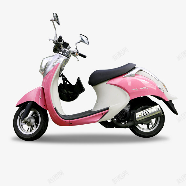 粉色摩托车psd免抠素材_新图网 https://ixintu.com 摩托车 简洁 粉色 装饰