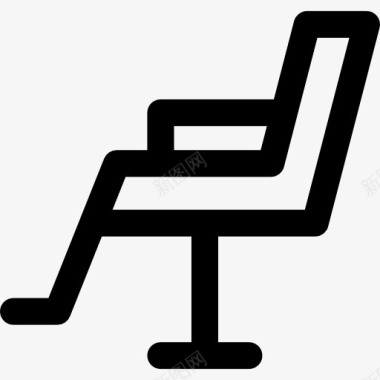 理发师的椅子图标图标