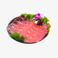 新鲜牛肉片素材