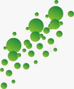 绿色圆点矢量图素材