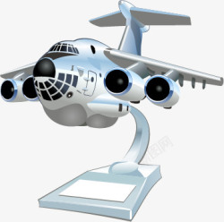 飞机模型png素材卡通飞机高清图片