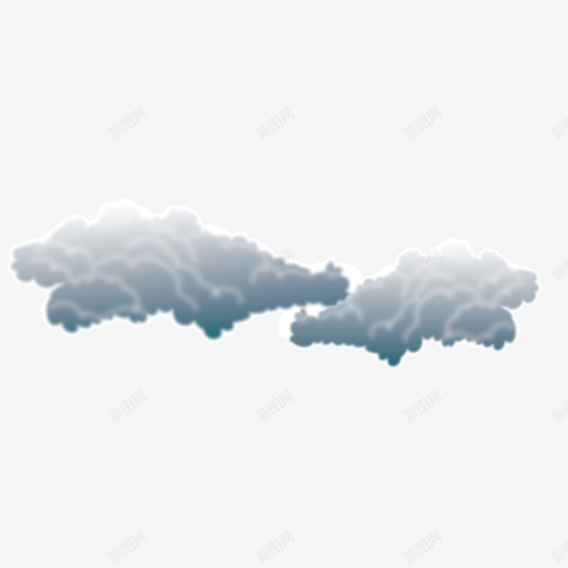 灰色白云矢量图ai免抠素材_新图网 https://ixintu.com 两个 乌云 天气 曲线 渐变 白云 白色 线稿 矢量图