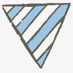 三边形手绘三角形高清图片