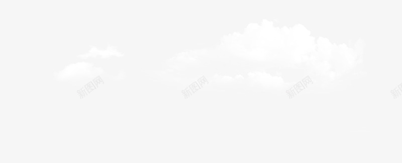 白色的云彩png免抠素材_新图网 https://ixintu.com 云朵 唯美 天空 缥缈的白云