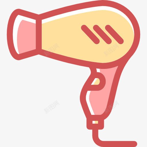 吹风机图标png_新图网 https://ixintu.com 吹风机 工具和用具 技术 烘干机 美容美发