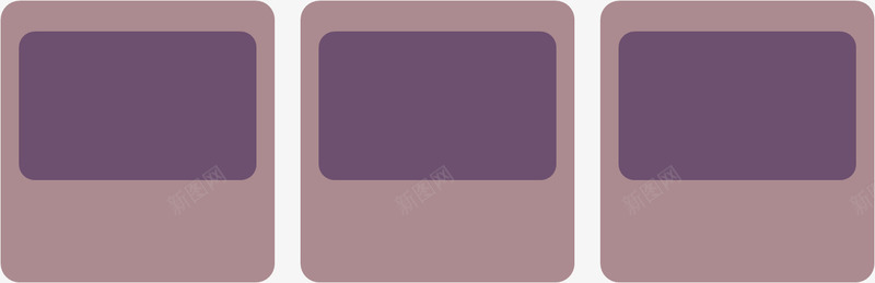 紫色方框png免抠素材_新图网 https://ixintu.com 分类 方框 步骤 简洁 紫色