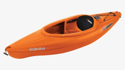 橙色独划艇素材
