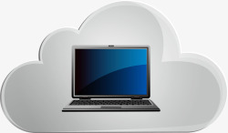 网络信息图电脑云端数据图标高清图片