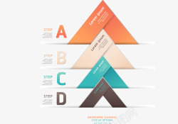 三角分布三角形分类栏高清图片