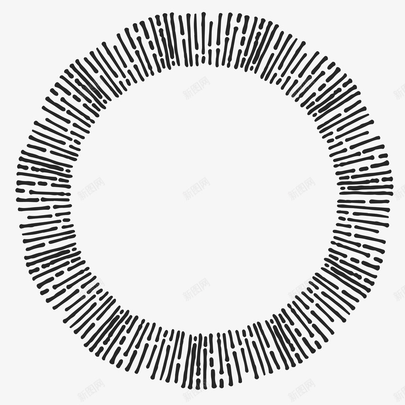 放射线条圆环图案png免抠素材_新图网 https://ixintu.com 创意 圆环 放射线条 简图 绘画 花环 装饰