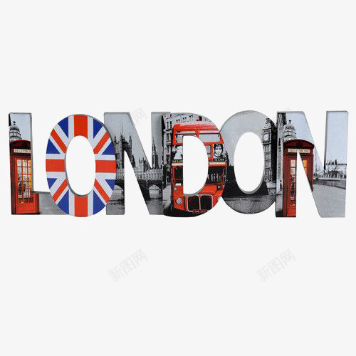 LONDONpng免抠素材_新图网 https://ixintu.com 伦敦 城市 旅行 红色电话亭 英国 英文