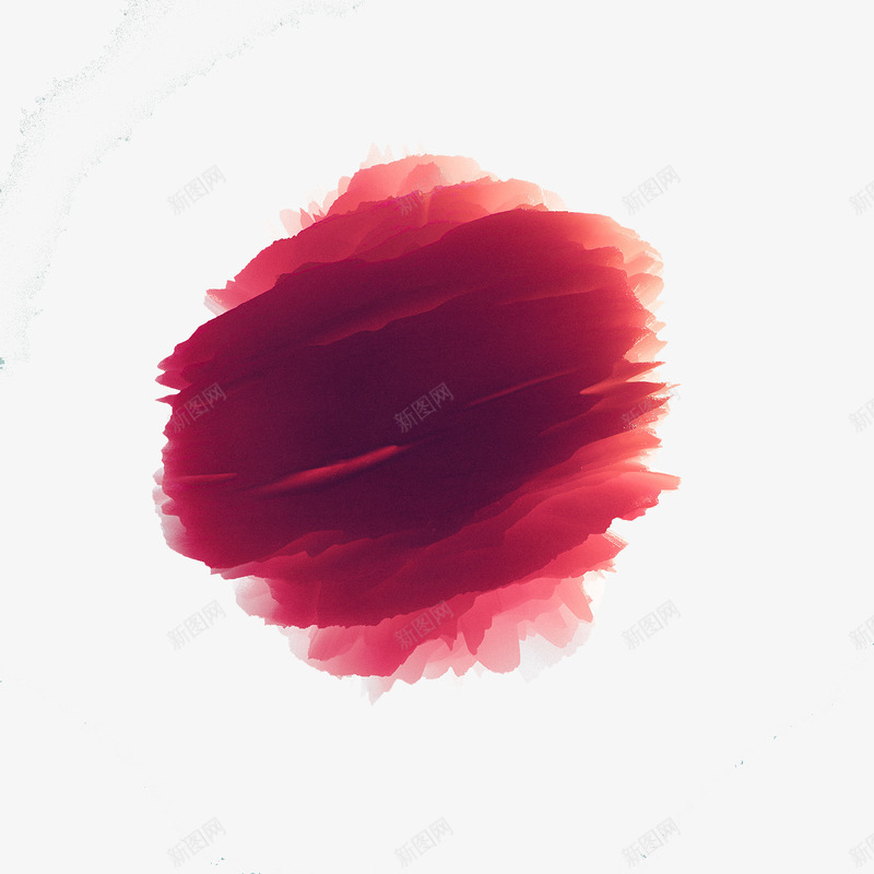 彩绘一点红png免抠素材_新图网 https://ixintu.com 彩绘图案 深红色的圆点 红色的图案