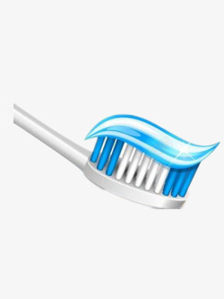 简洁牙刷牙膏牙刷高清图片