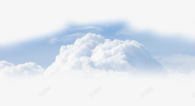摄影实拍蓝色天空白色云朵png免抠素材_新图网 https://ixintu.com 云朵 天空 实拍 摄影 白色 蓝色
